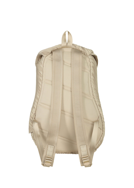 BIAS PLEATS BACKPACK Backpack Light Beige