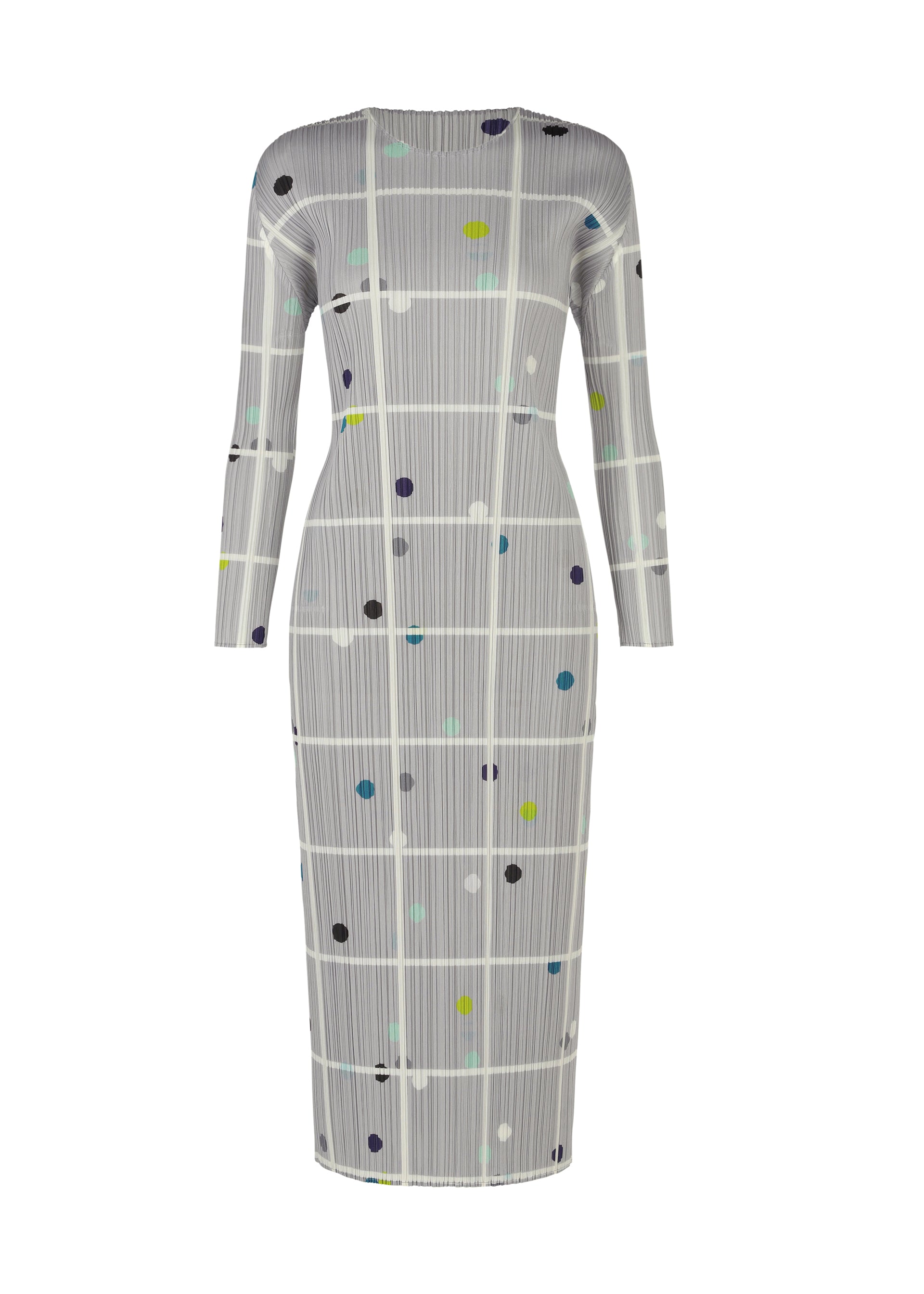 CROSSING DOTS Dress Light Grey – ISSEY MIYAKE EU