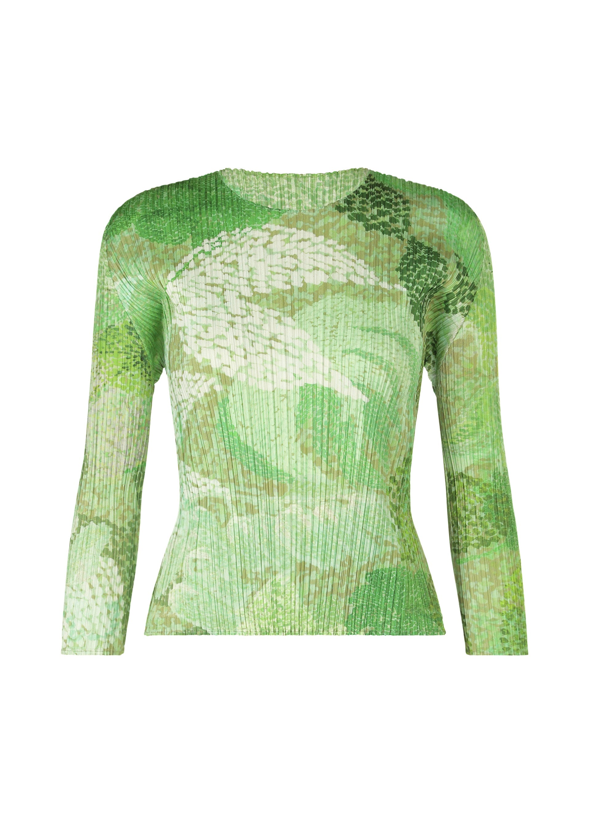 FOGGY FOREST Top Grass Green – ISSEY MIYAKE EU