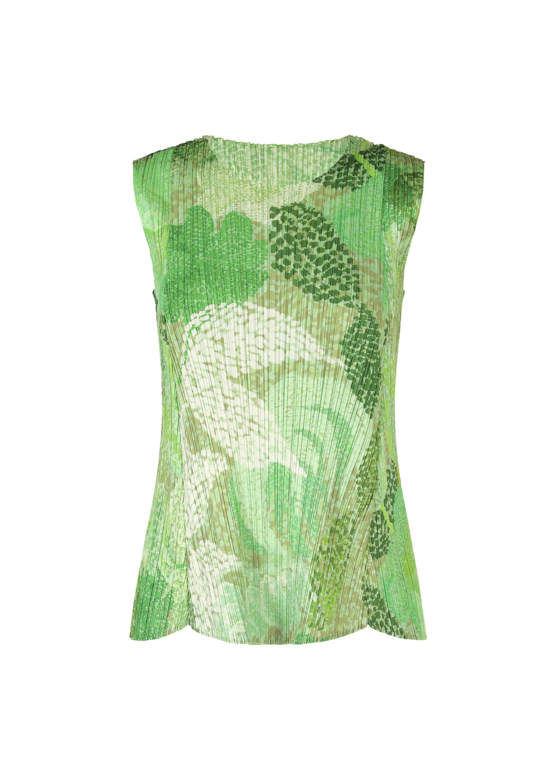 FOGGY FOREST Top Grass Green – ISSEY MIYAKE EU