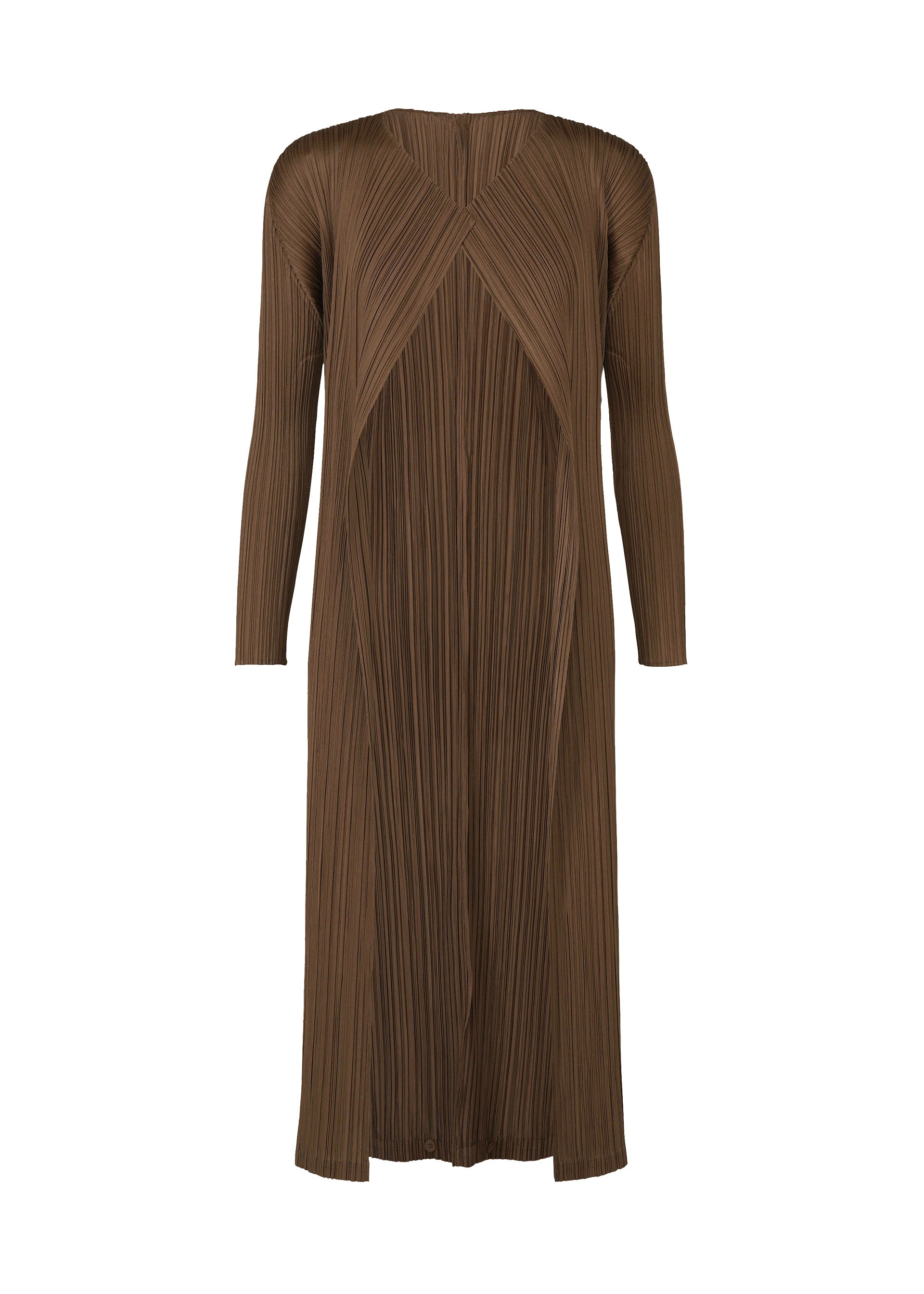 SWING SOLID Coat Brown – ISSEY MIYAKE EU
