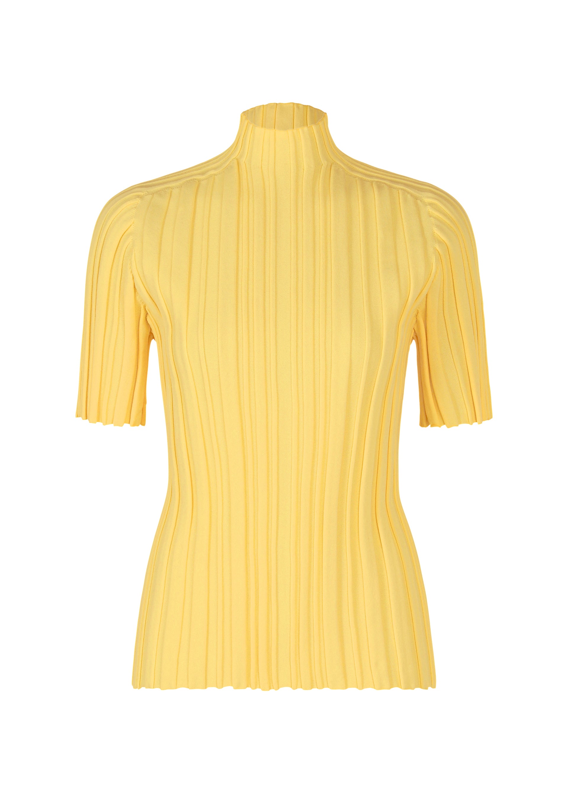 RIB KNIT Top Cream Yellow – ISSEY MIYAKE EU