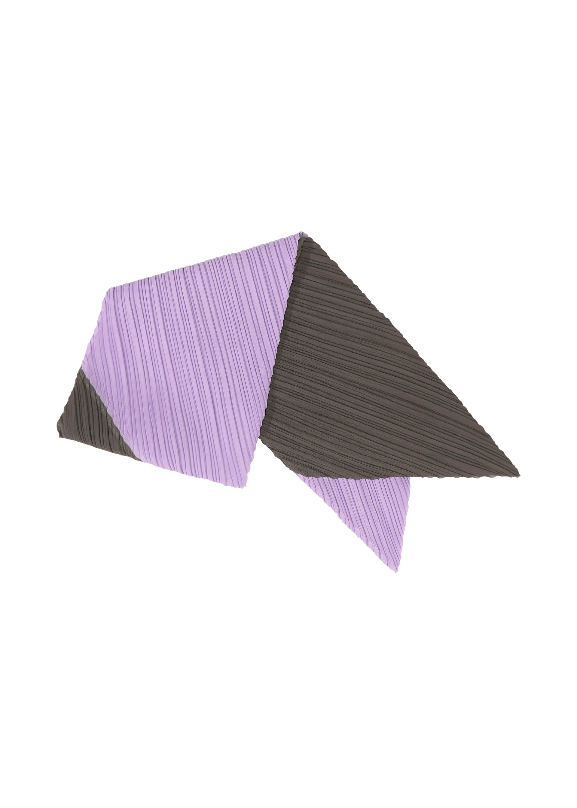 O SCARF APRIL Stole Purple x Charcoal – ISSEY MIYAKE EU