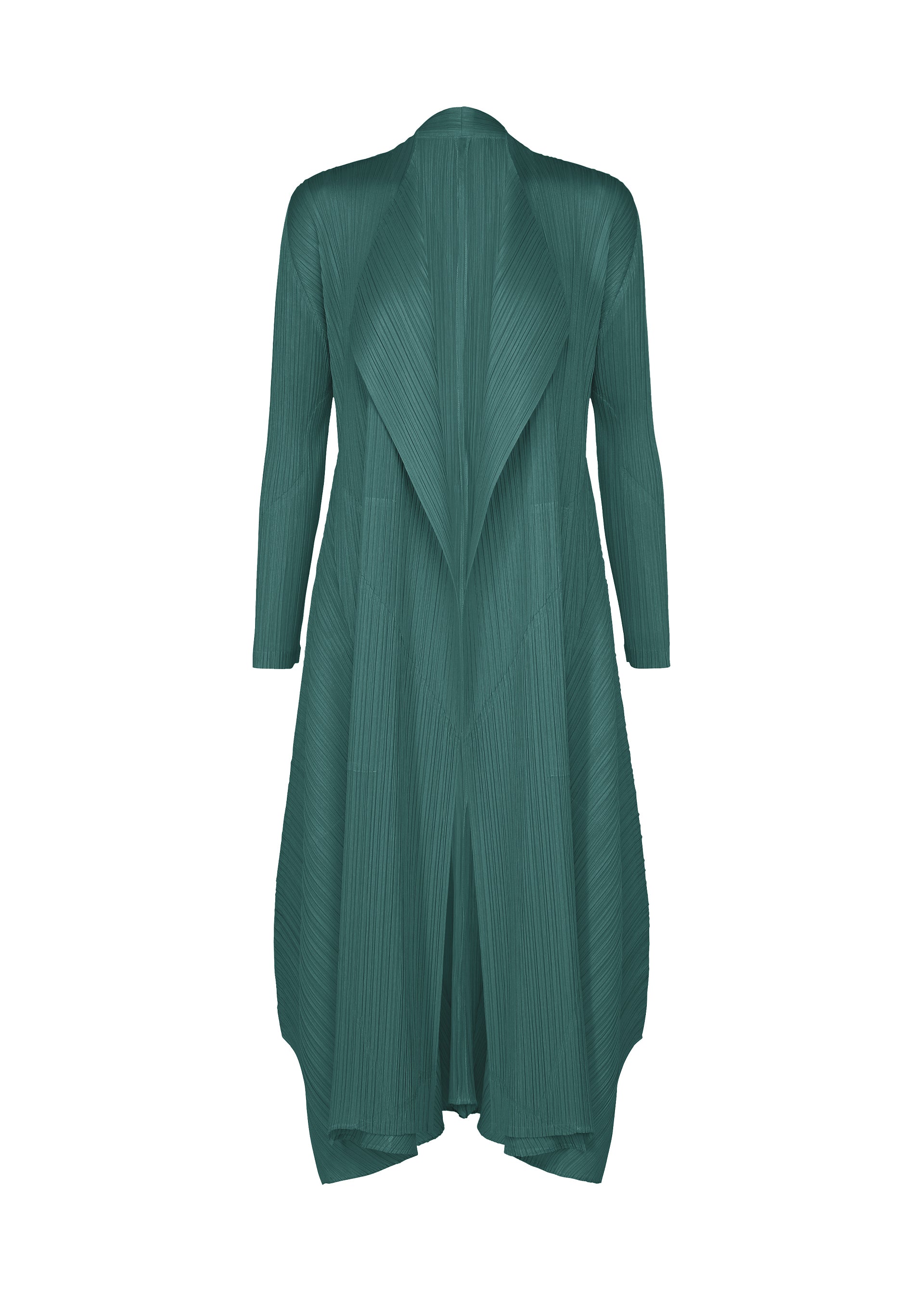 me ISSEY MIYAKEのターコイズカラーのトップス MONTHLY COLORS : OCTOBER Coat Blue Green – ISSEY MIYAKE EU