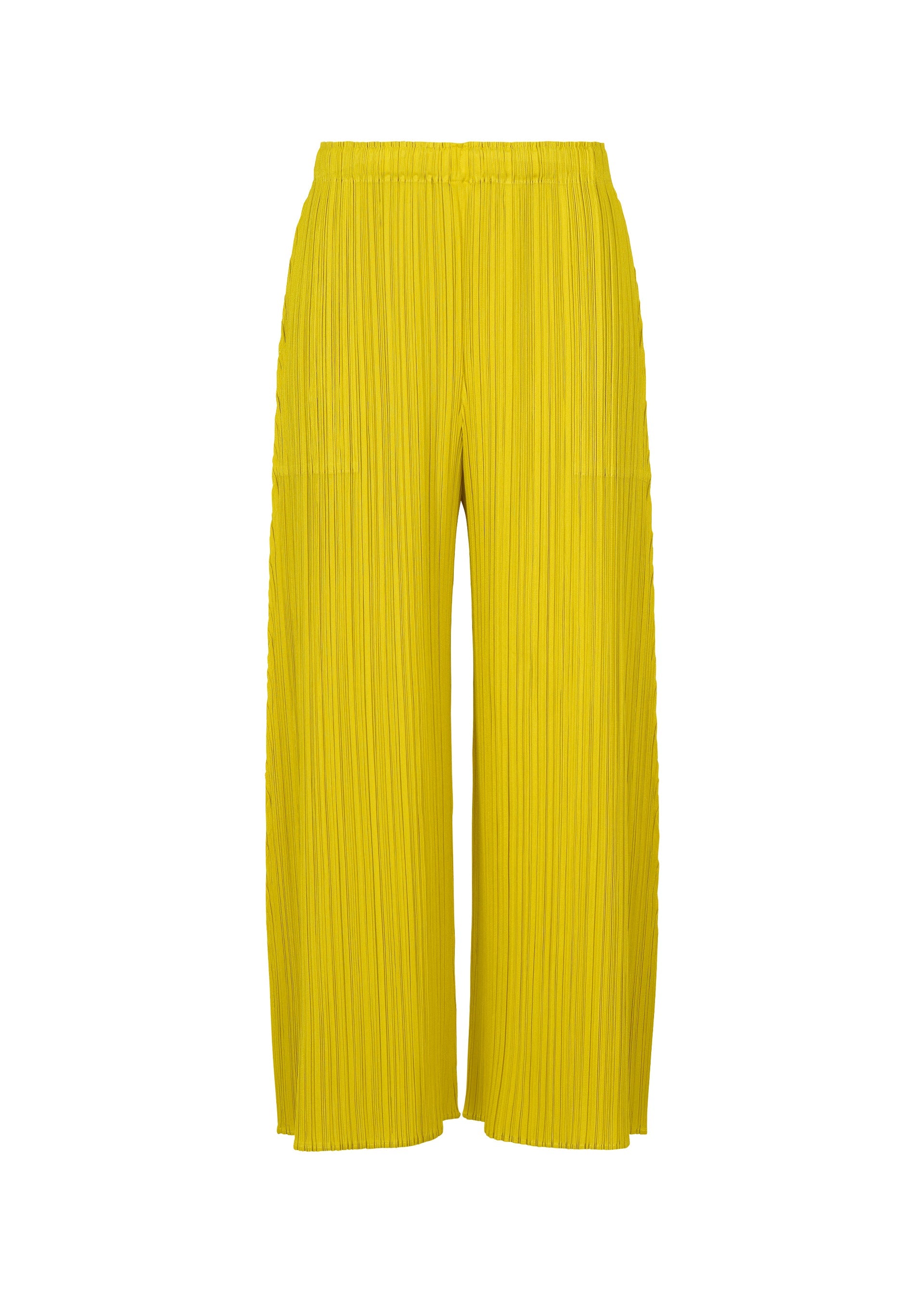 ISSEY MIYAKE サルエルパンツ イエロー/ブラック MONTHLY COLORS : OCTOBER Trousers Yellow Ochre – ISSEY MIYAKE EU