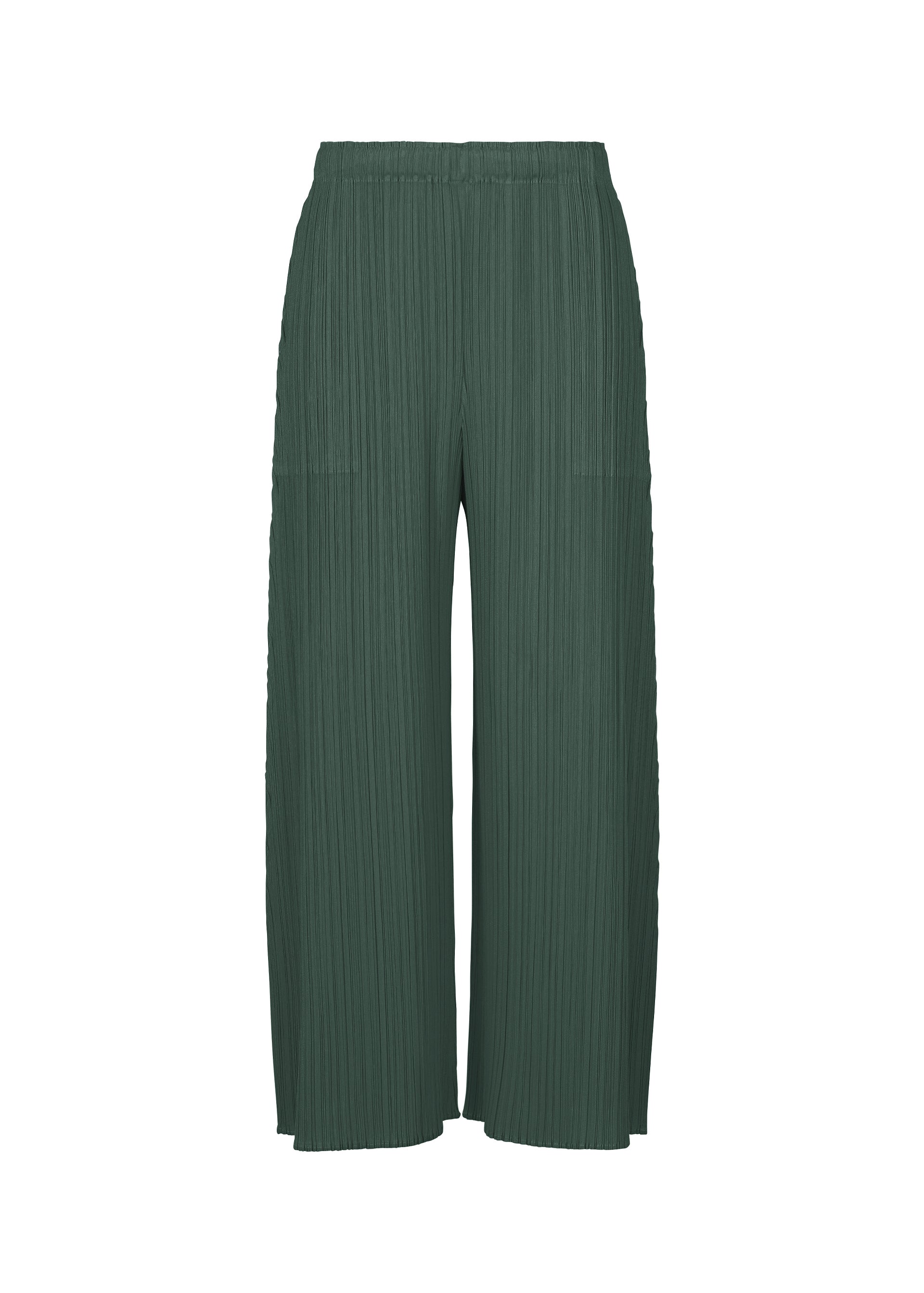 MONTHLY COLORS : OCTOBER Trousers Dark Green – ISSEY MIYAKE EU