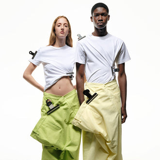 GRAINY WASHI PANTS, EYE CLIP