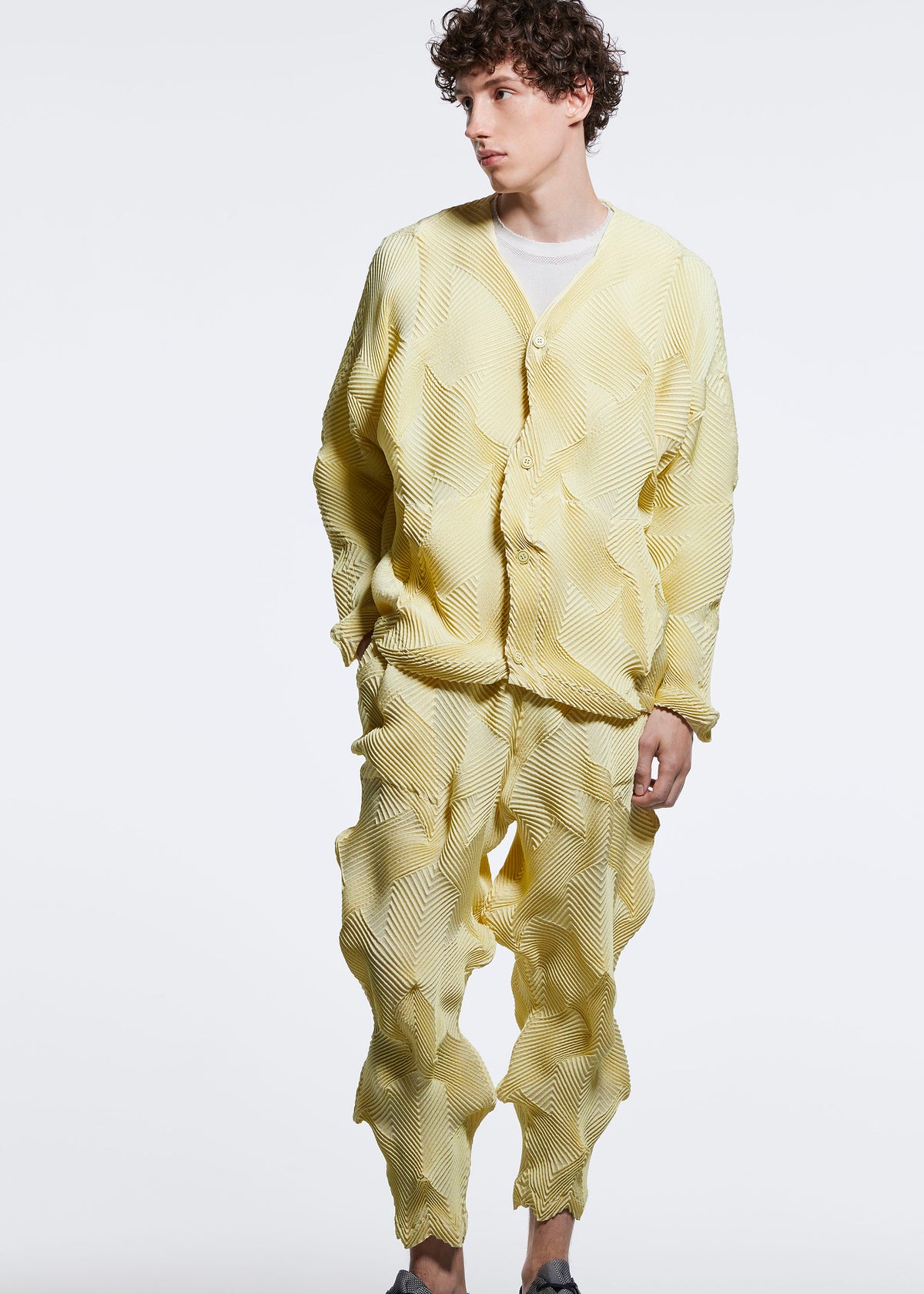 Pantalon TYPE-O 010-1 Jaune clair