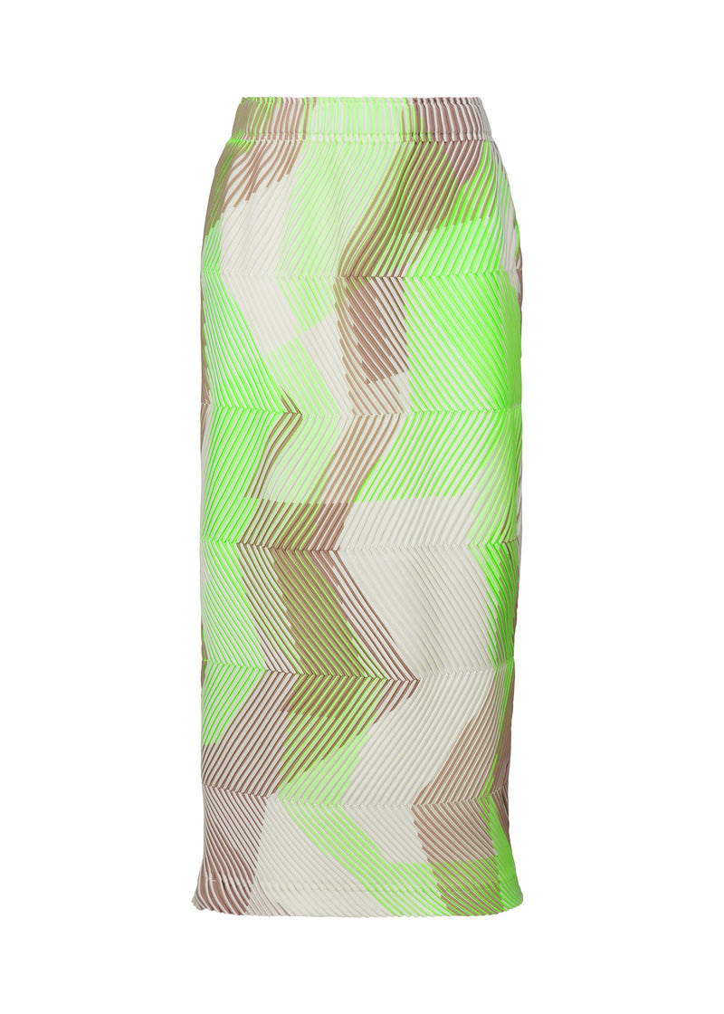 TYPE-P 001 Skirt Light Green x Light Beige