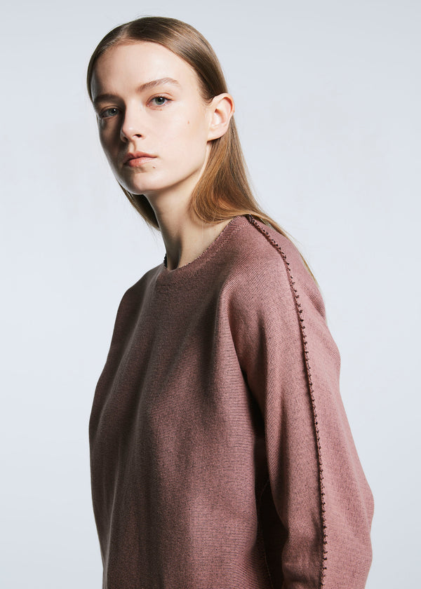 TYPE-A 001-2 Top Dusty Pink-Hued