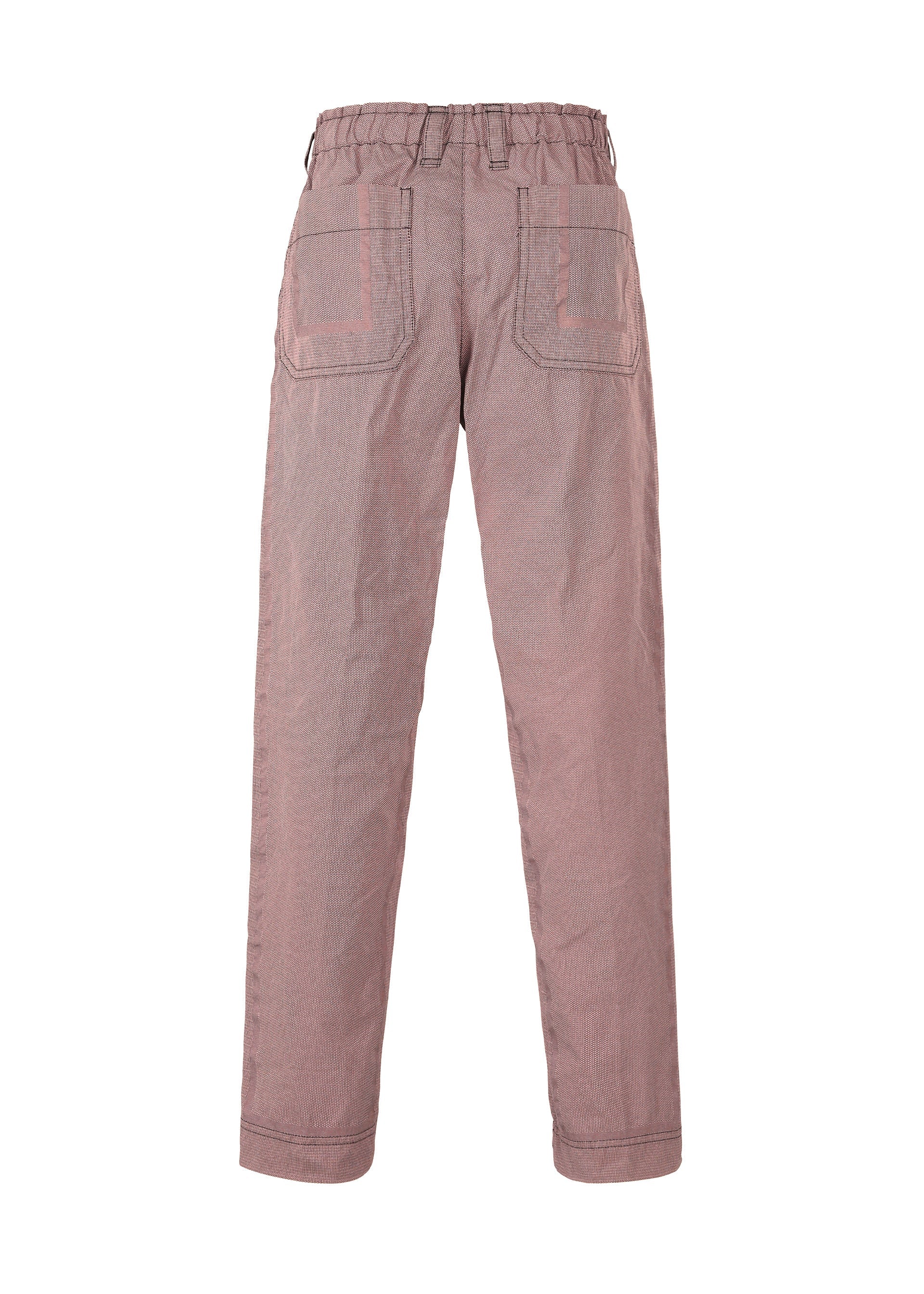 A detail shot of the A-POC ABLE ISSEY MIYAKE TYPE U 001 trousers.