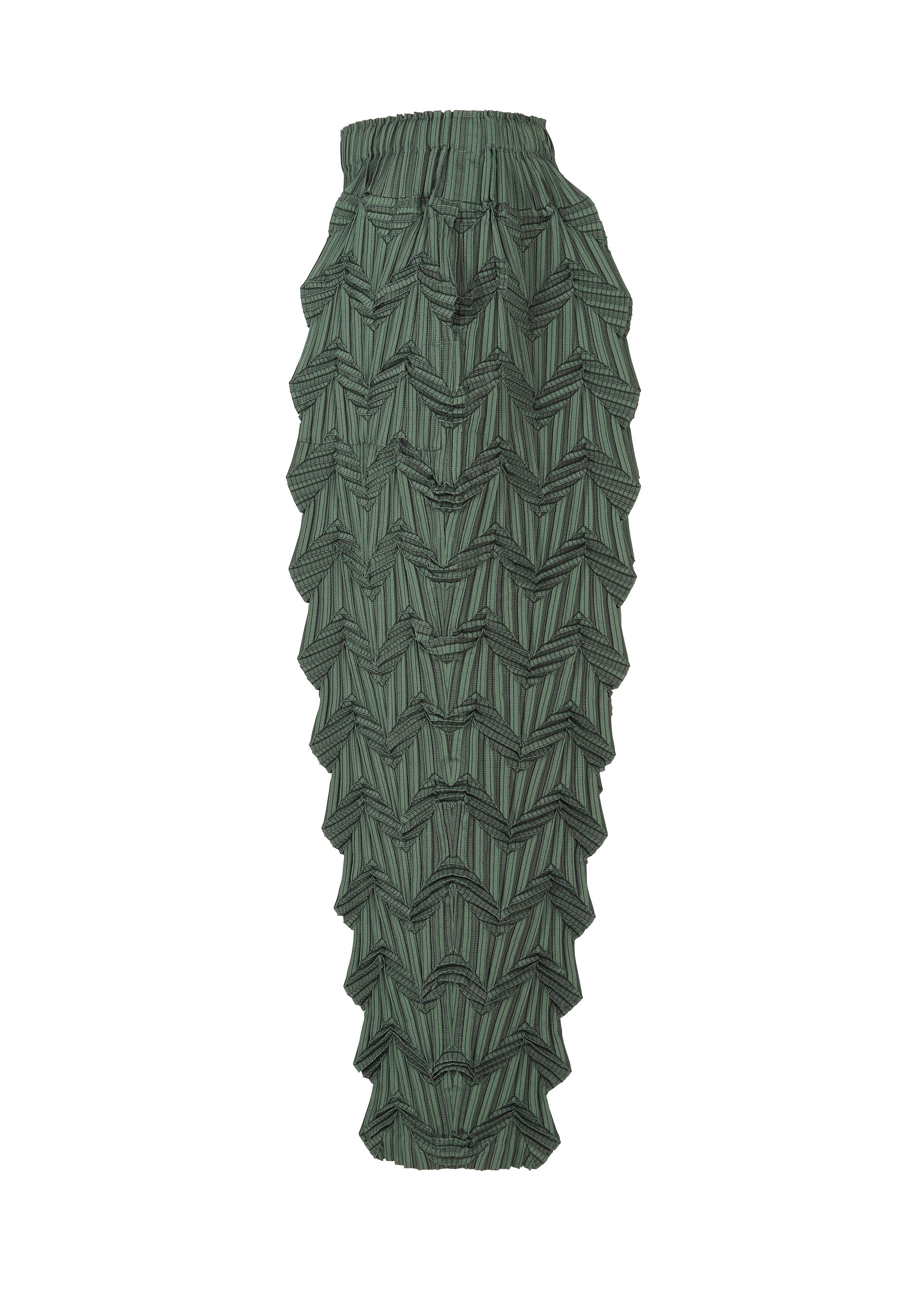 A detail shot of the A-POC ABLE ISSEY MIYAKE TYPE O 019 trousers.