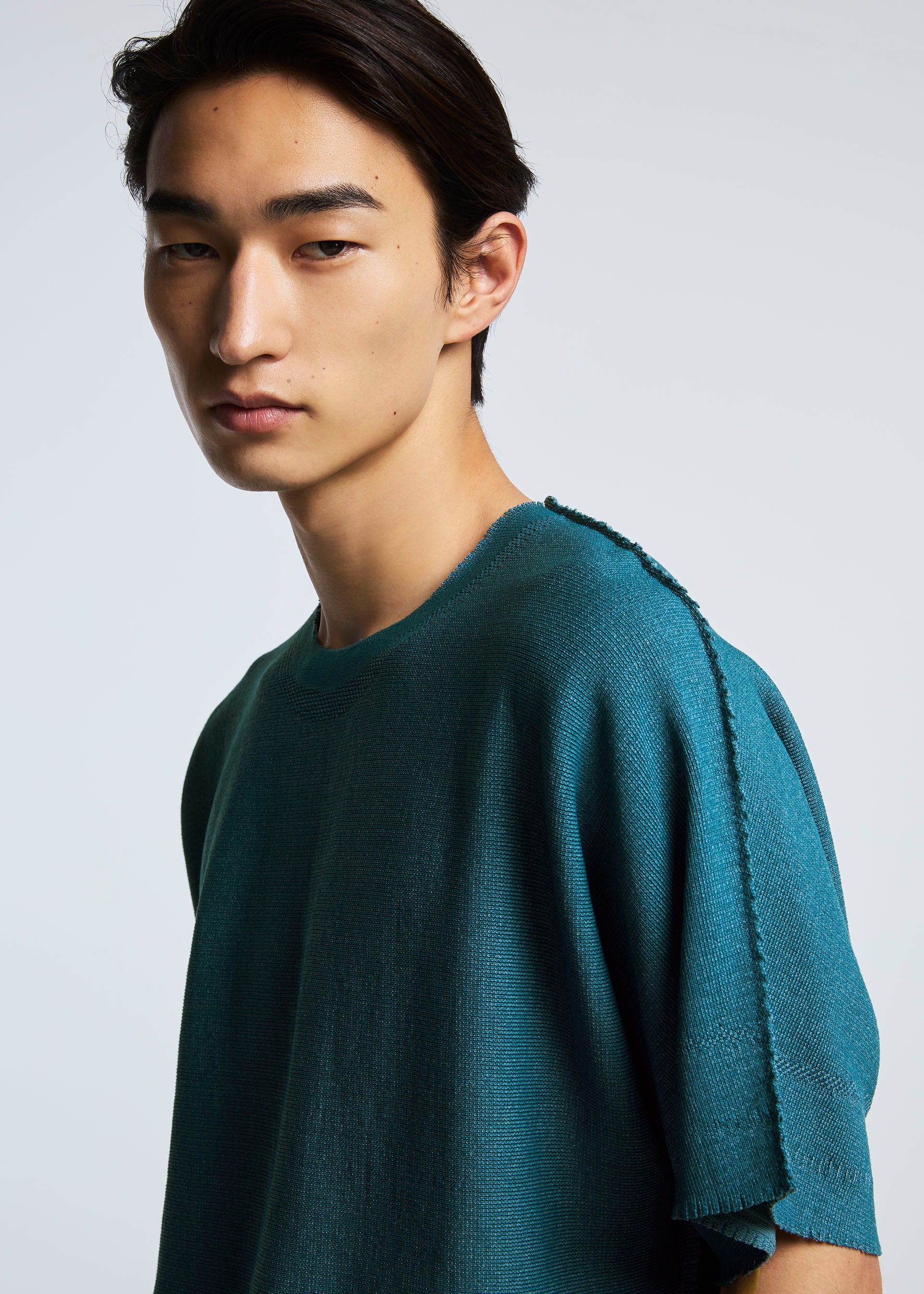 TYPE-A 004 Top Turquoise Blue