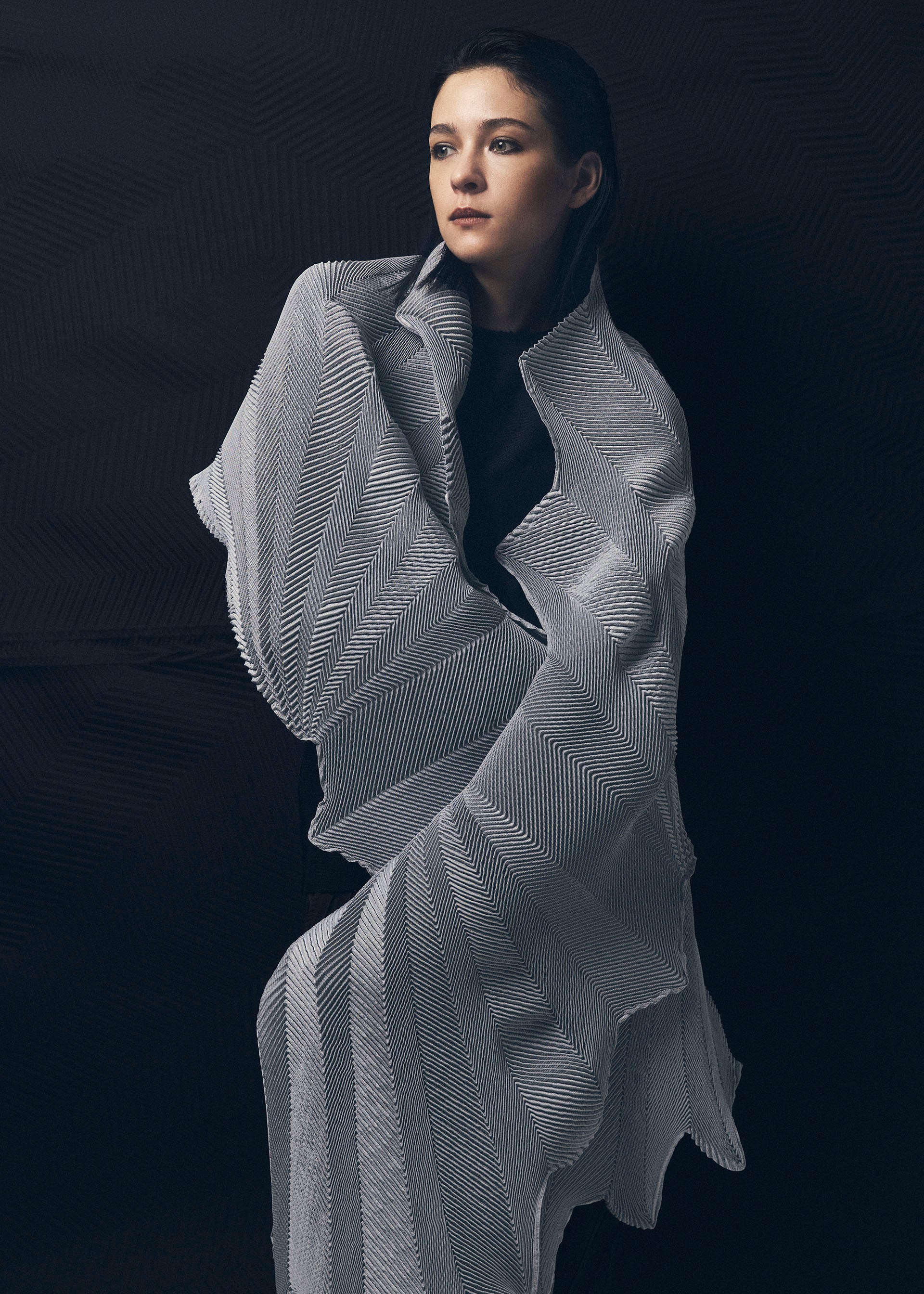 TYPE-XIV ESP 002 Stole Grey-hued – ISSEY MIYAKE EU