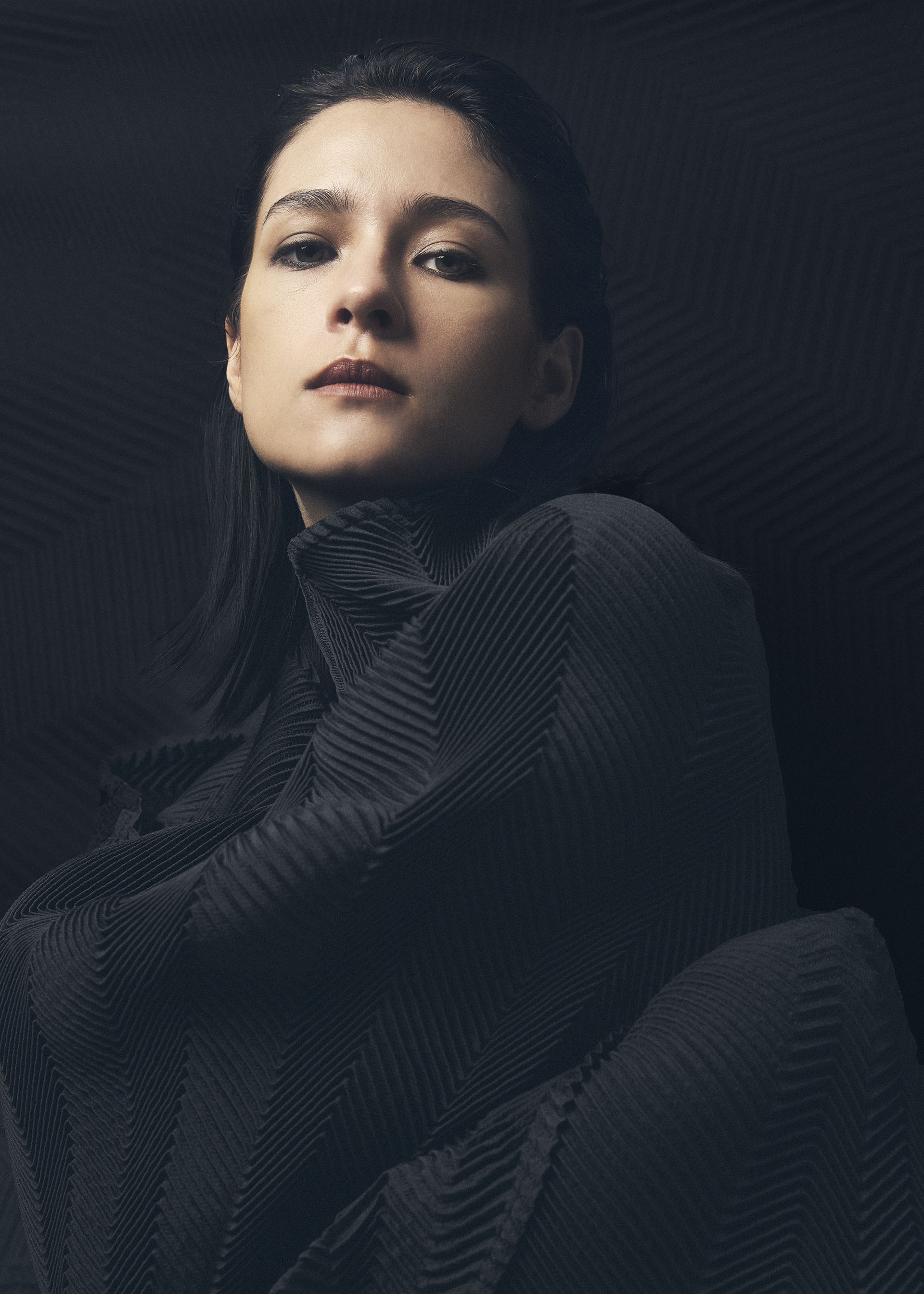 TYPE-XIV ESP 002 Stole Black-hued – ISSEY MIYAKE EU