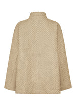 A detail shot of the A-Poc Able Issey Miyake TYPE O 011 blouson.