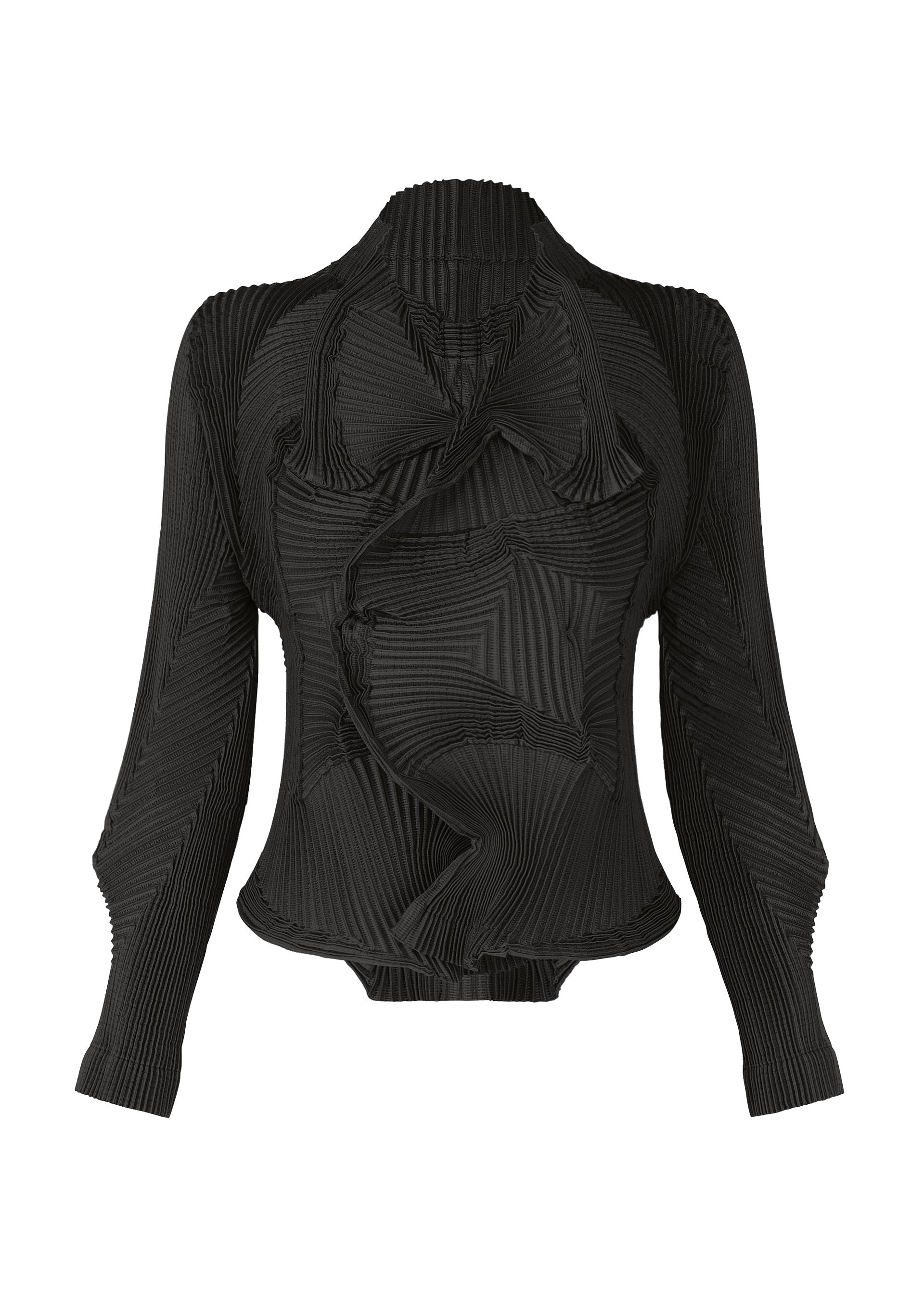 A product shot of the A-POC ABLE ISSEY MIYAKE TYPE O 003 jacket in black (15).