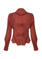 A detail shot of the A-POC ABLE ISSEY MIYAKE TYPE O 003 jacket.