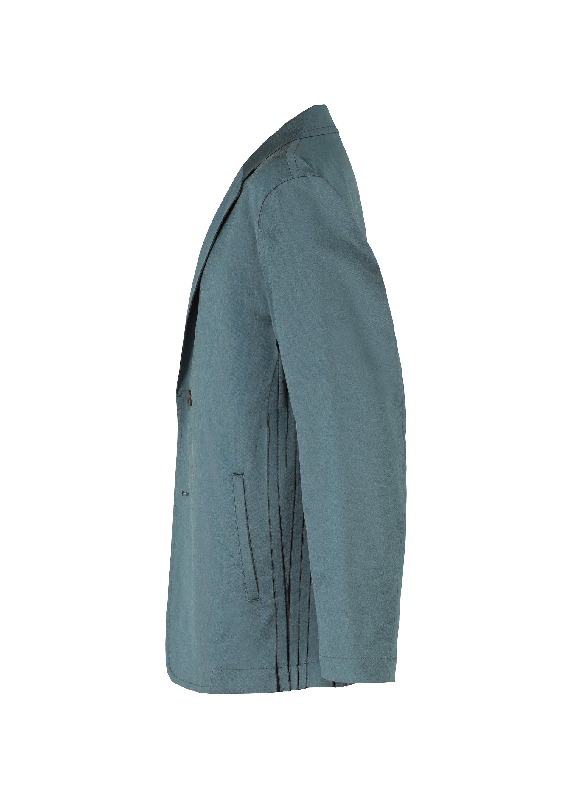 A detail shot of the A-Poc Able Issey Miyake TYPE S 001 2 jacket.