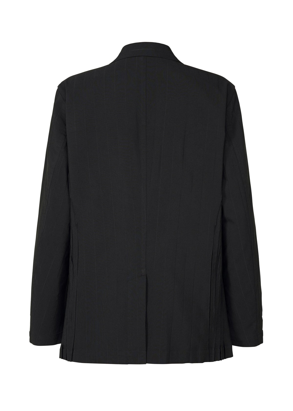 A detail shot of the A-Poc Able Issey Miyake TYPE ? 007 jacket.