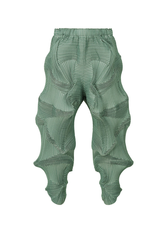TYPE-O 003 Trousers Light Green-hued