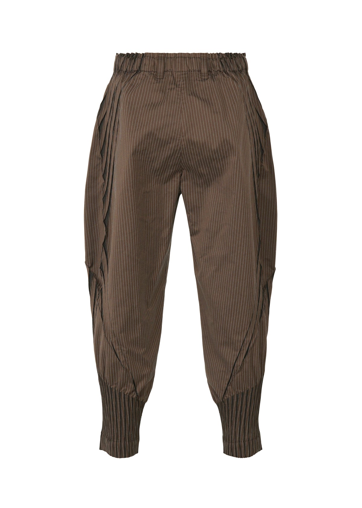 A detail shot of the A-Poc Able Issey Miyake TYPE S 001 3 trousers.