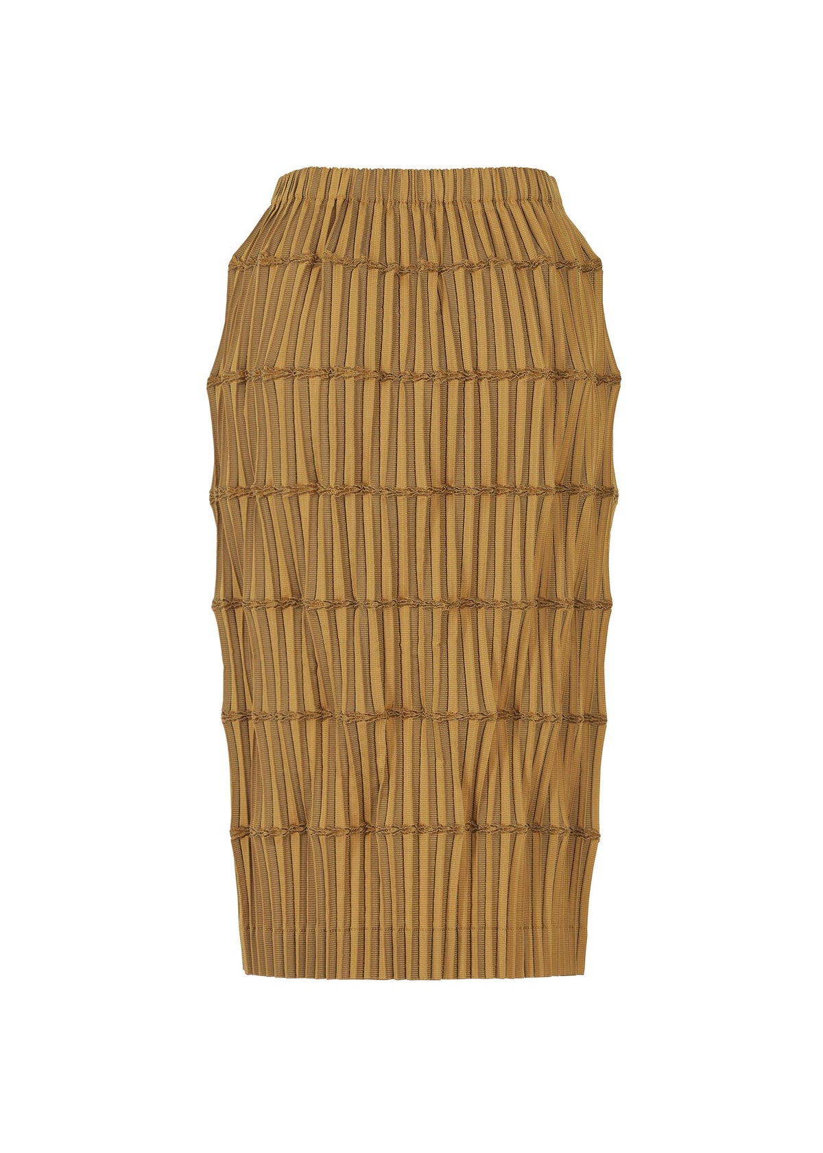 A detail shot of the A-Poc Able Issey Miyake TYPE O 015 skirt.