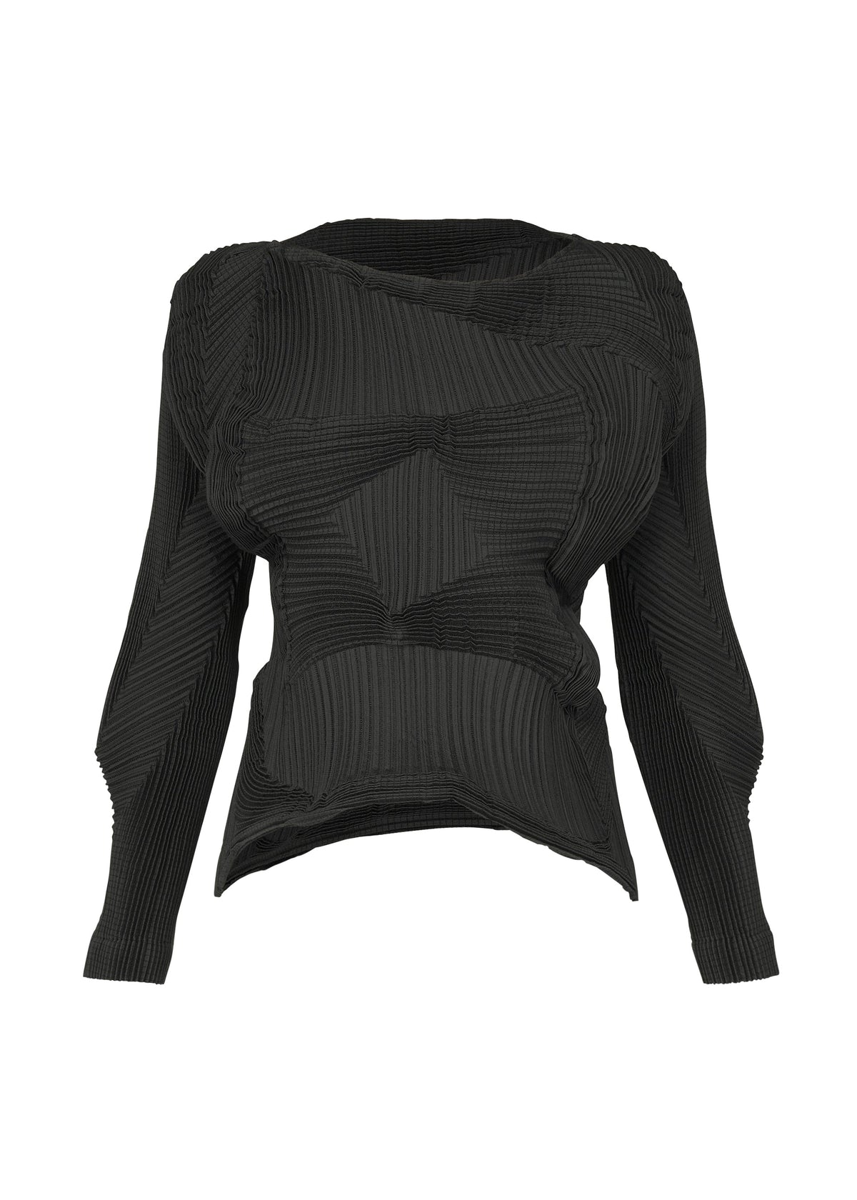 A product shot of the A-POC ABLE ISSEY MIYAKE TYPE O 003 shirt in black (15).