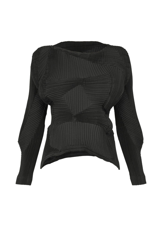 A product shot of the A-POC ABLE ISSEY MIYAKE TYPE O 003 shirt in black (15).