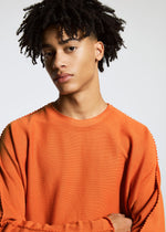 A model wears the APOCABLE TYPE A 001 3 prêt à porter.