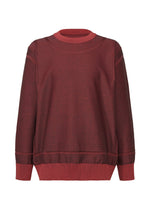 A product shot of the A-POC ABLE ISSEY MIYAKE TYPE K 005 top in red (24).