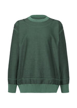A product shot of the A-POC ABLE ISSEY MIYAKE TYPE K 005 top in green (62).