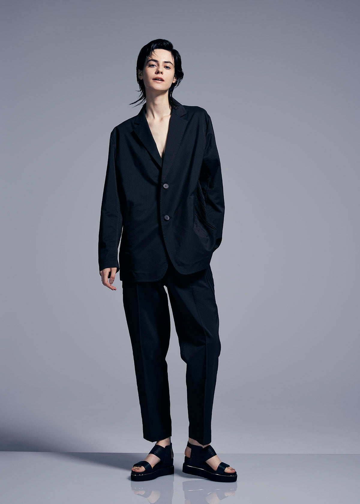 A-POC ABLE ISSEY MIYAKE TYPE-S BASICSパンツ TYPE-S BASICS Trousers Black – ISSEY MIYAKE EU