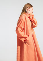 A model wears the A-Poc Able Issey Miyake TYPE T 001 1 prêt à porter.