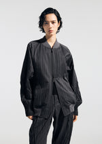 A model wears the A-Poc Able Issey Miyake TYPE S 001 1 blouson.
