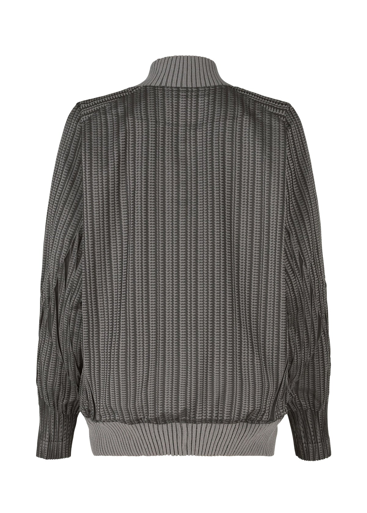 A detail shot of the A-Poc Able Issey Miyake TYPE S 001 1 blouson.