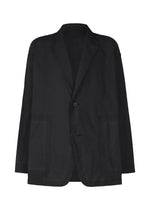 A product shot of the A-Poc Able Issey Miyake TYPE U 002 jacket in black (15), recurring_style.
