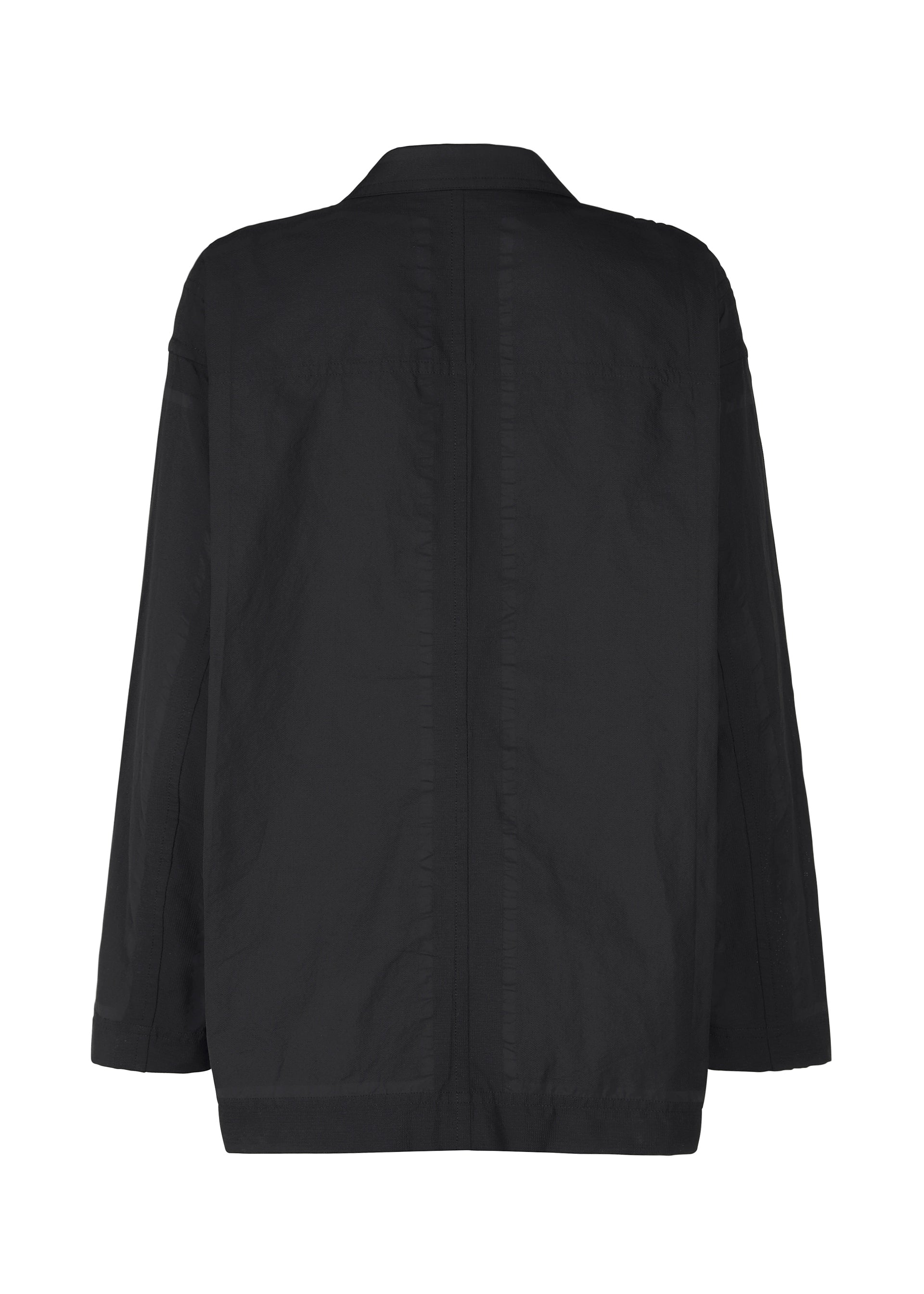 A detail shot of the A-Poc Able Issey Miyake TYPE U 002 jacket.