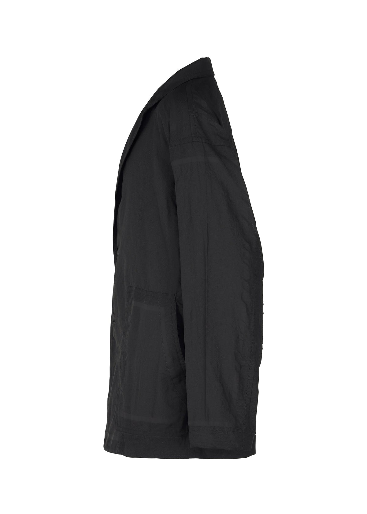 A detail shot of the A-Poc Able Issey Miyake TYPE U 002 jacket.