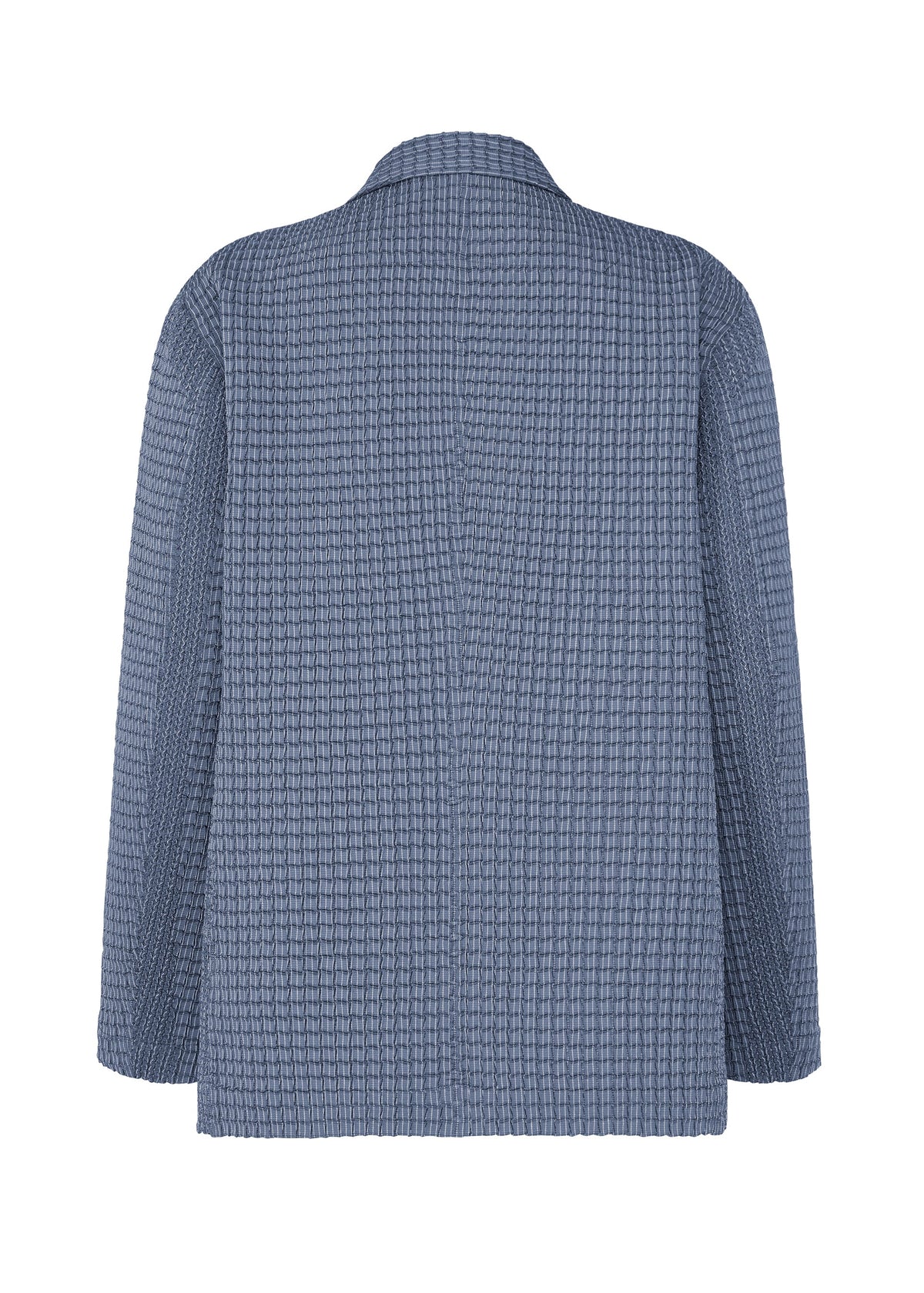 A detail shot of the A-POC ABLE ISSEY MIYAKE TYPE-O 014 jacket.