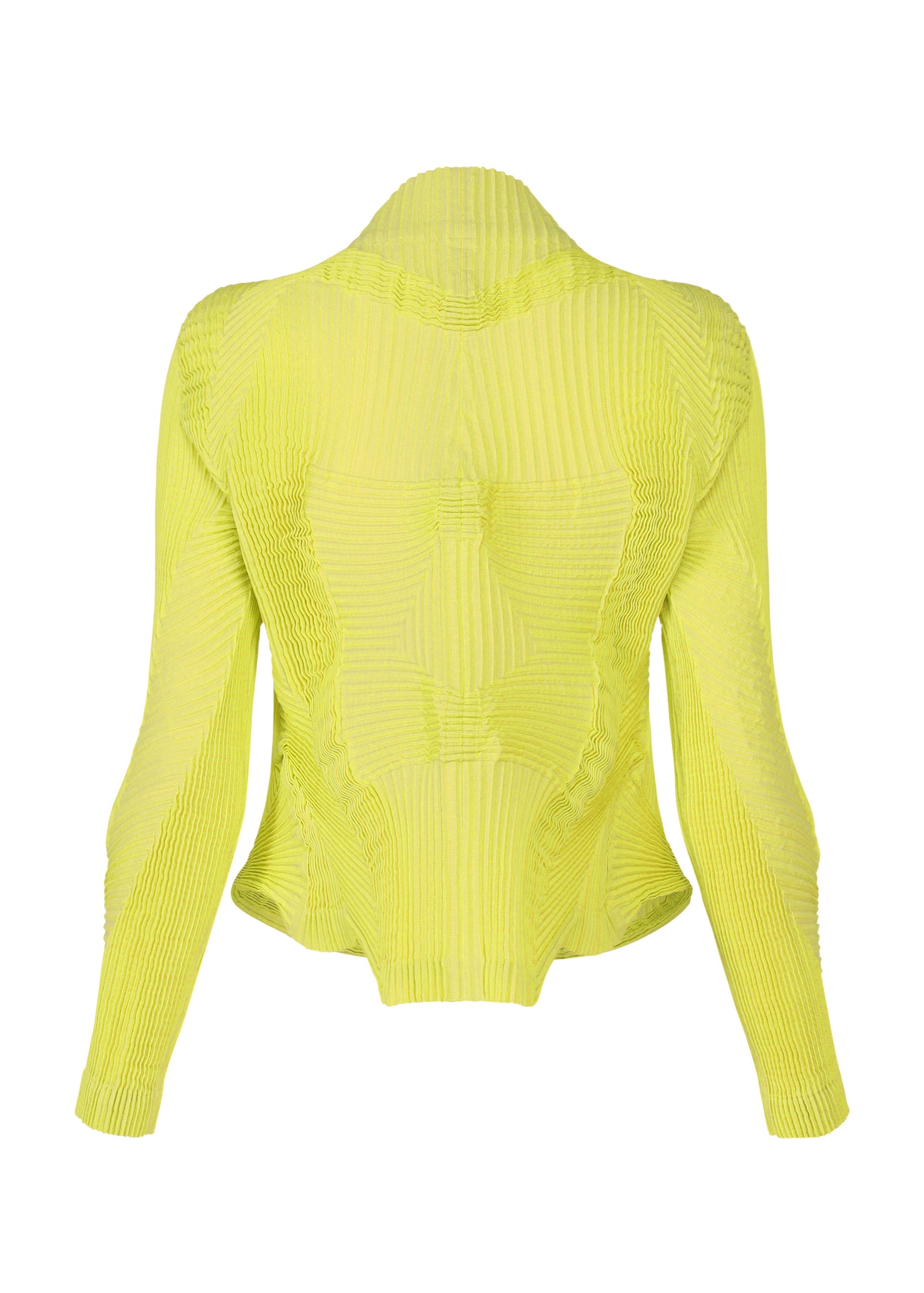 A detail shot of the A-POC ABLE ISSEY MIYAKE TYPE-O 022 jacket.