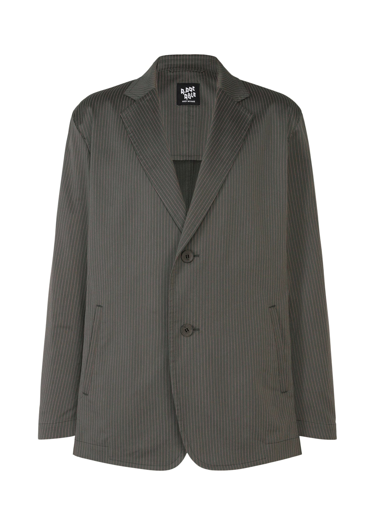 A product shot of the A-POC ABLE ISSEY MIYAKE TYPE-S 001-2 jacket in gray-hued.