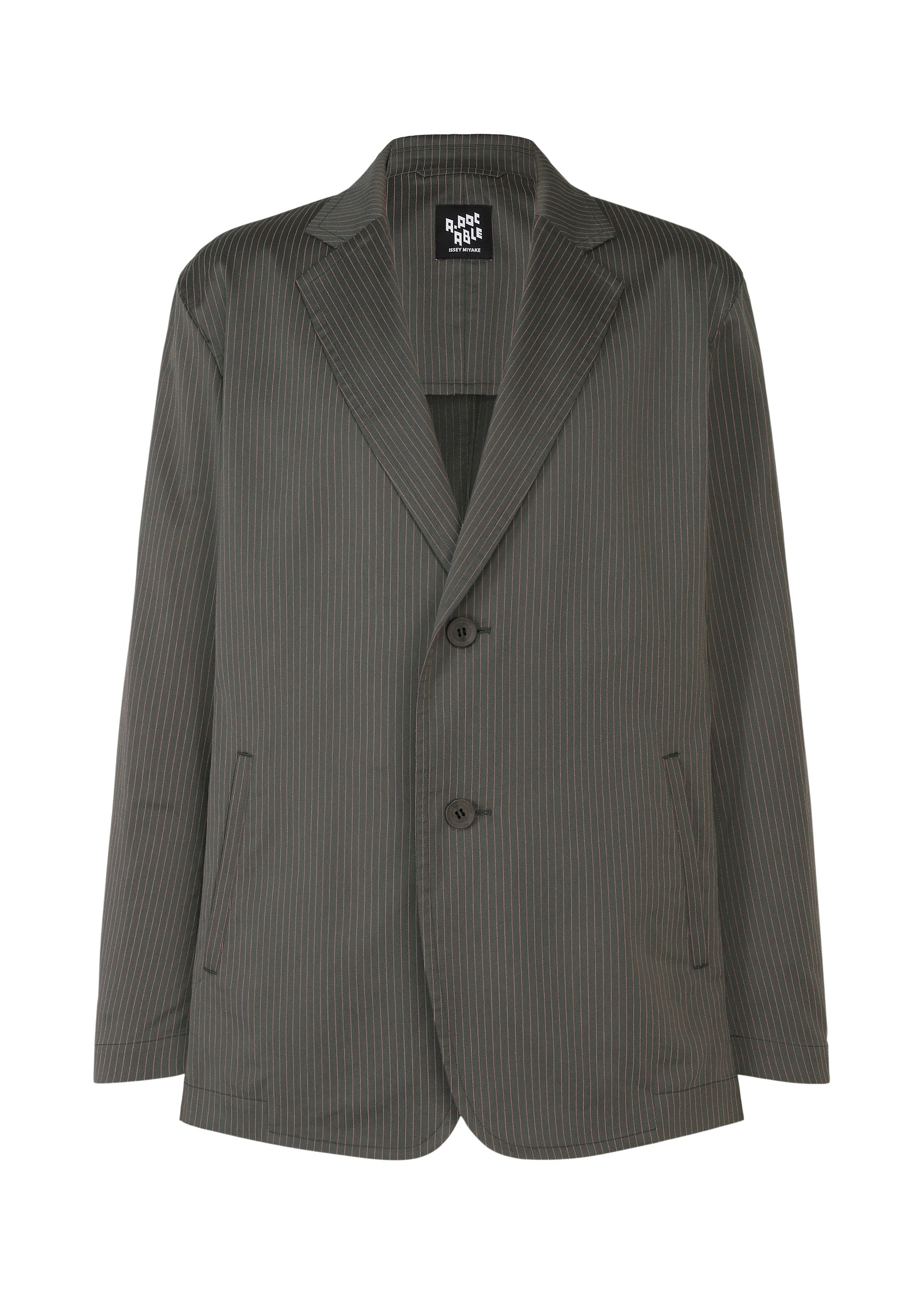 A product shot of the A-POC ABLE ISSEY MIYAKE TYPE-S 001-2 jacket in gray-hued.