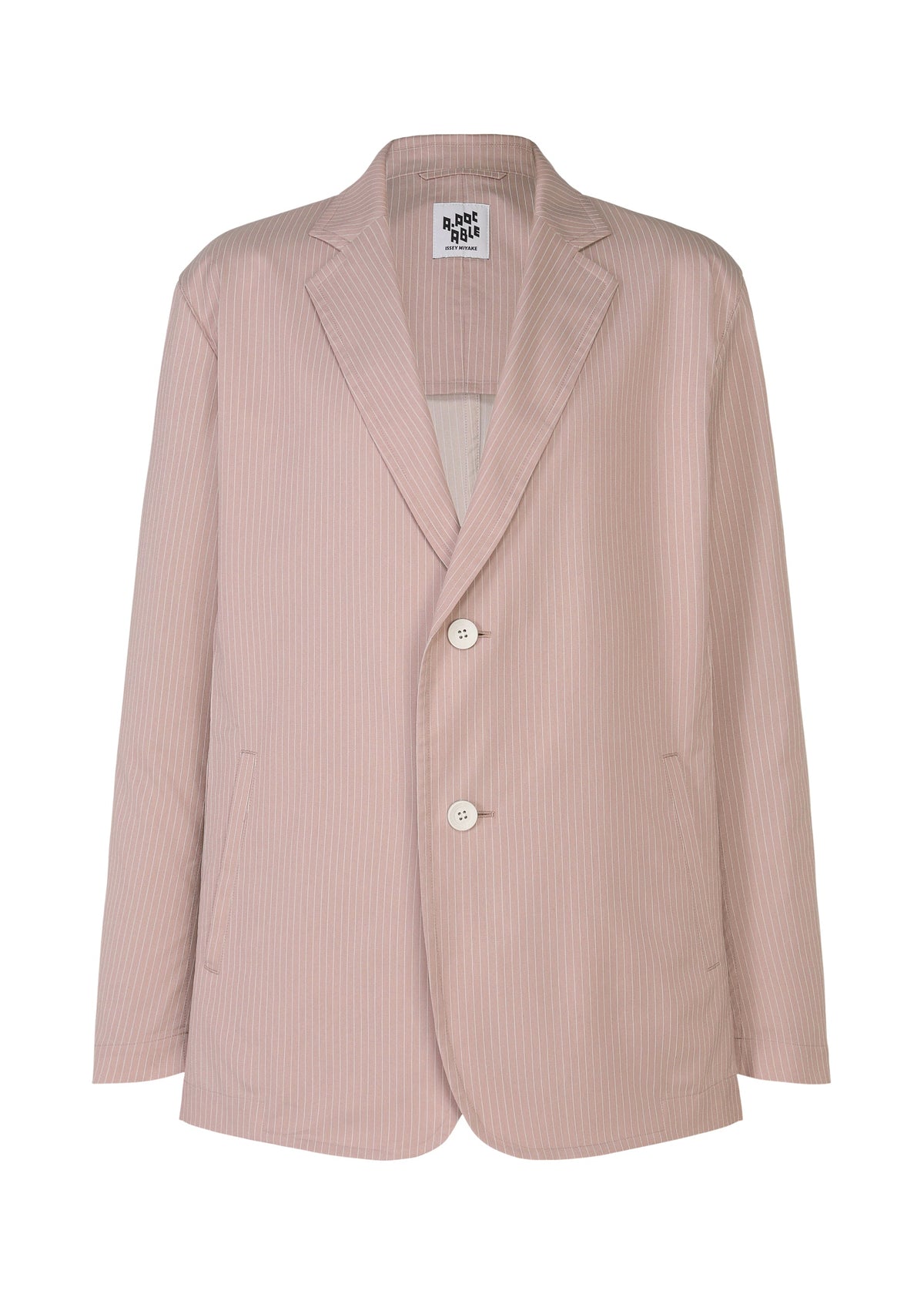 A product shot of the A-POC ABLE ISSEY MIYAKE TYPE-S 001-2 jacket in pink beige-hued.