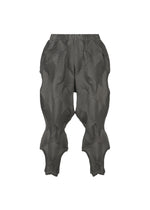 A product shot of the A-Poc Able Issey Miyake TYPE O 010 trousers in dark grey (14), recurring_style.