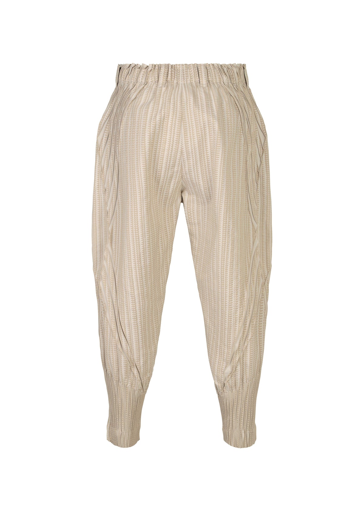 A detail shot of the A-Poc Able Issey Miyake TYPE S 001 1 pants.