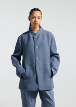 A model wears the A-POC ABLE ISSEY MIYAKE TYPE-S 003 type-s-003-pants-black.