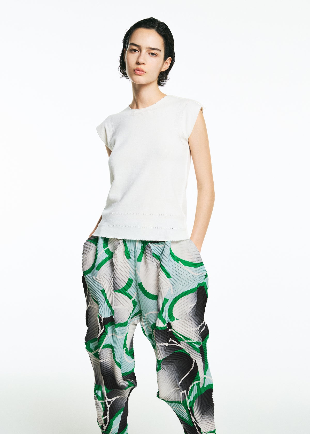 TYPE-XV SOAR NY project 001 Trousers Green-Hued