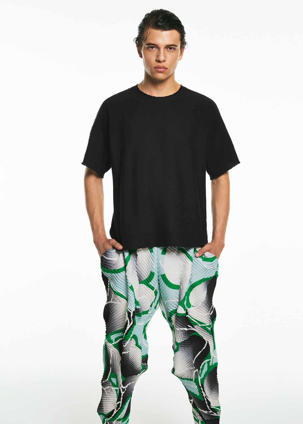 TYPE-XV SOAR NY project 001 Trousers Green-Hued