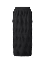A product shot of the A-POC ABLE ISSEY MIYAKE TYPE-P 006 skirt in black.